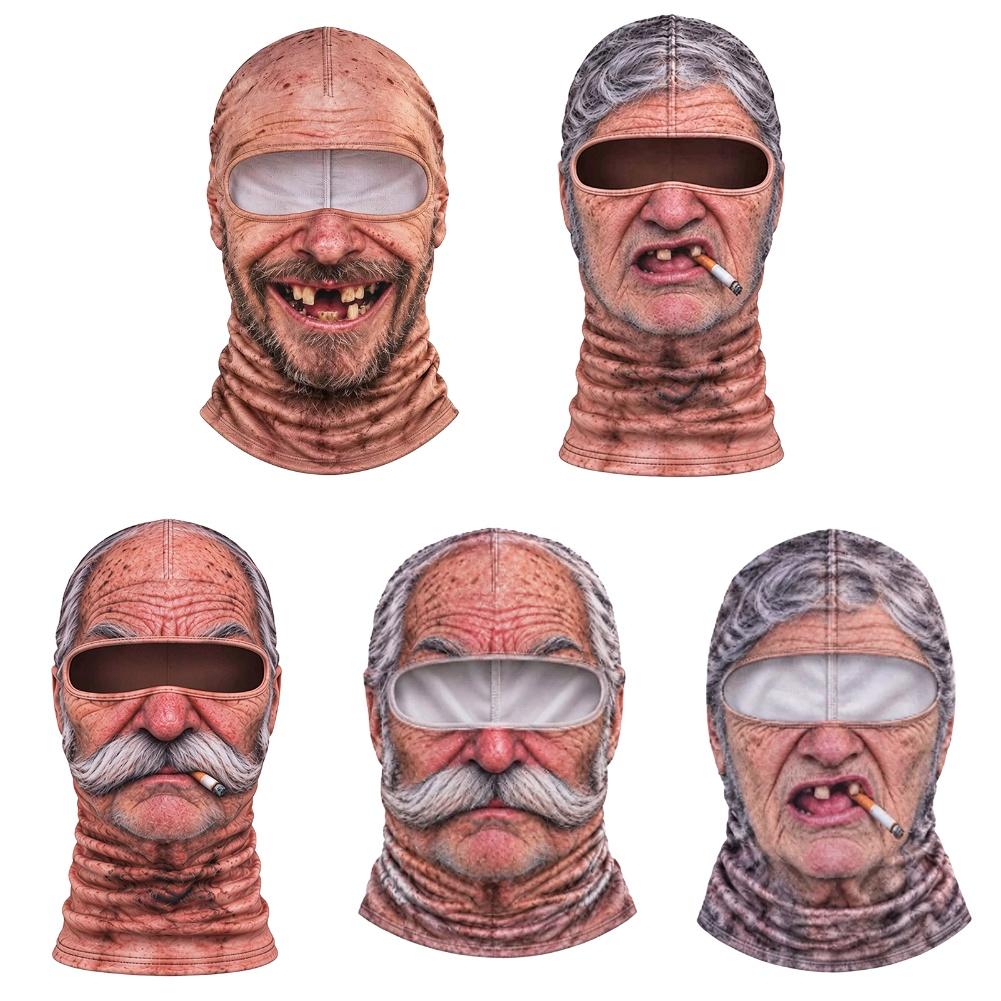 3D Printing Mask - 1 szt. Kominiarka 3D z nadrukiem
