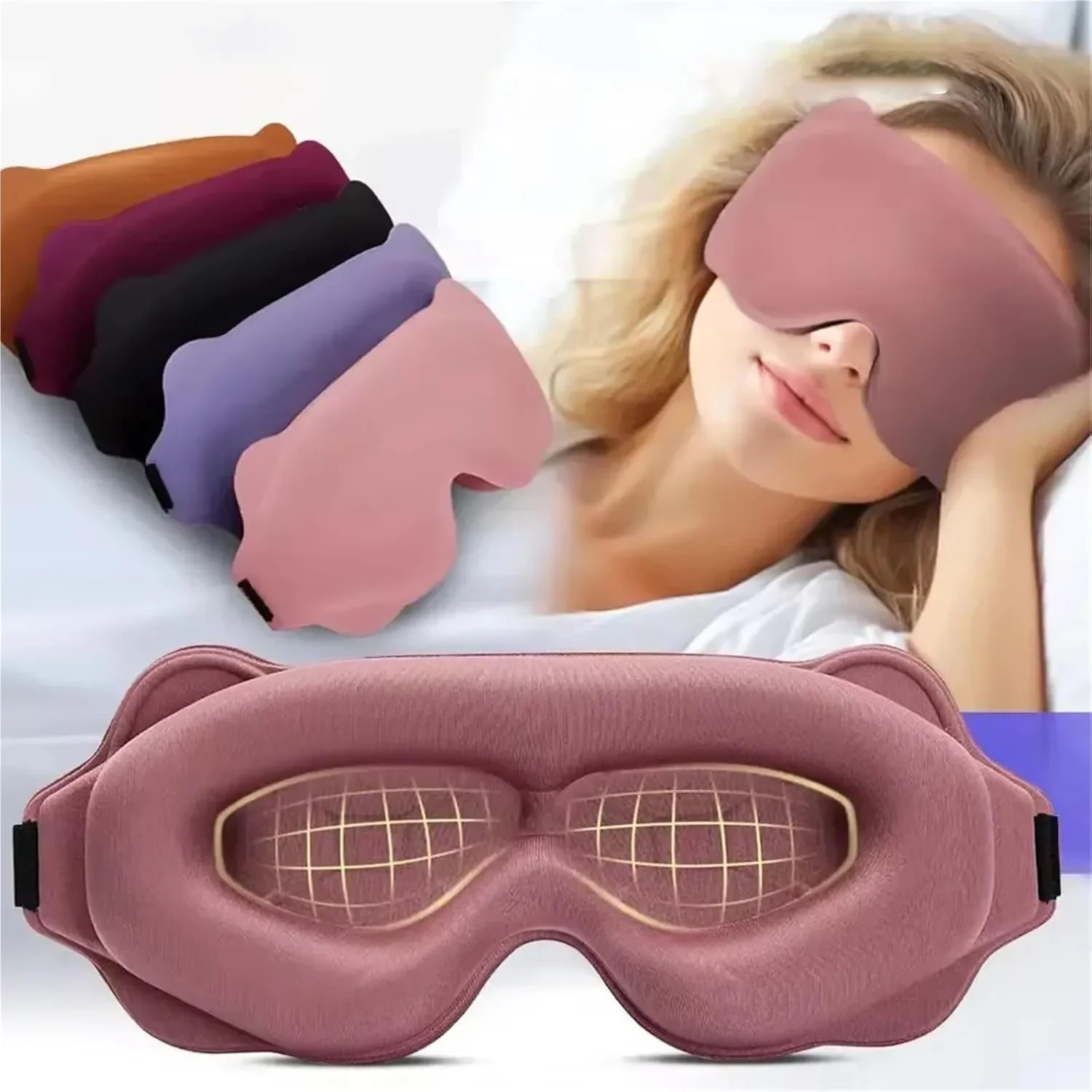 Maska do spania 3D, blokująca  – 3D Printing Mask recenzja i cena
