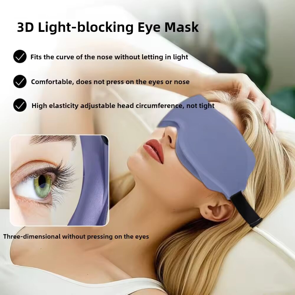 Maska do spania 3D, blokująca  – 3D Printing Mask recenzja i cena
